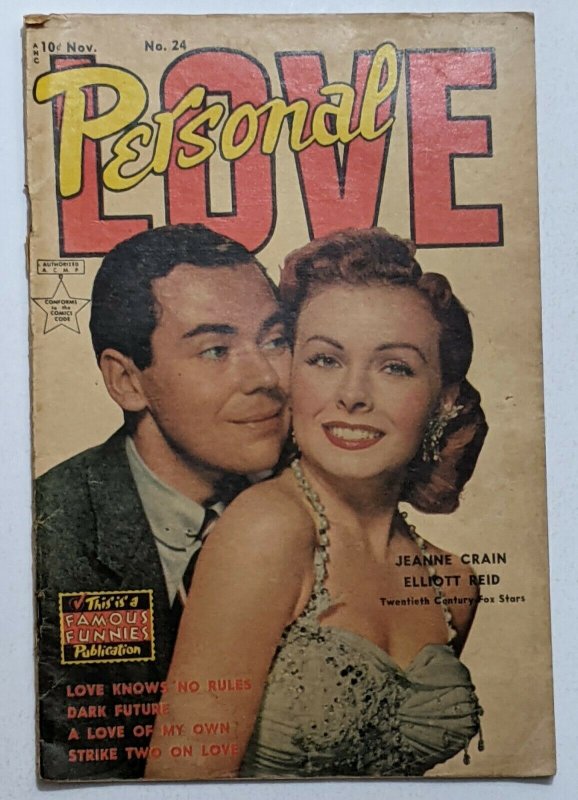 Personal Love #24 (Nov 1953, Eastern Color) Good 2.0 Frank Frazetta art