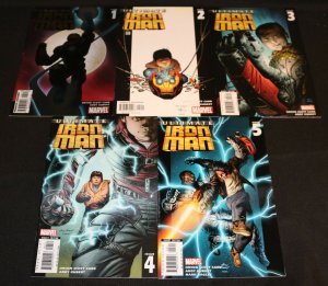 2005 Ultimate Iron Man #1-5 Set (9.0-9.2) Kubert