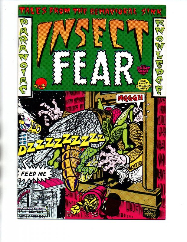 Insect Fear #2 - Underground - Spain - Hayes - Deitch - Print Mint - 1970 - VF