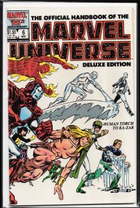 The Official Handbook of the Marvel Universe #6 (1986) Human Torch