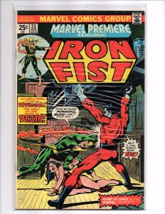 Marvel Comics (1975) Marvel Premiere #23 Iron Fist Colleen Wing Warhawk