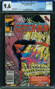 Web of Spider-Man #6 (1985) CGC 9.6 NM+