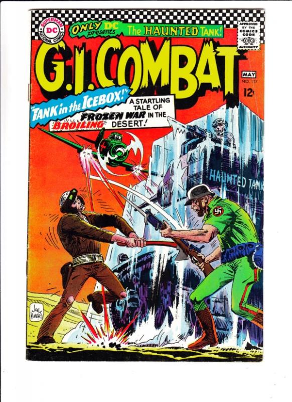 G.I. Combat #117 (May-66) VF+ High-Grade The Haunted Tank