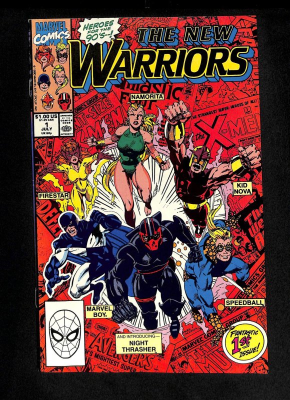 New Warriors 1 Comic Books Modern Age Marvel New Warriors Hipcomic