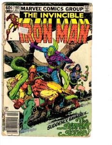 5 The Invincible Iron Man Marvel Comics # 156 157 158 159 160 Avengers BH19