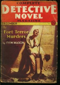 COMPLETE DETECTIVE NOVEL 1931 DEC-RARE CRIME PULP G/VG