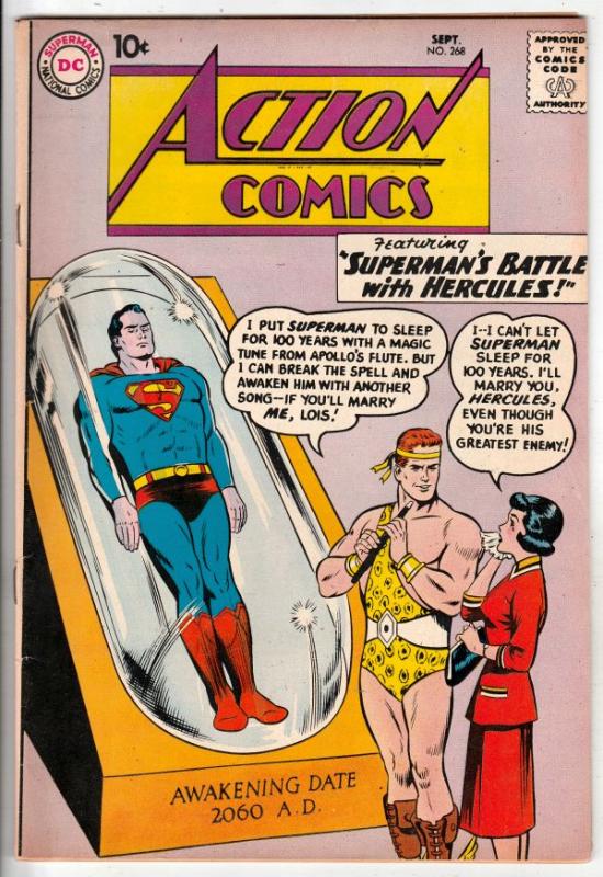 Action Comics #268 (Oct-60) FN/VF Mid-High-Grade Superman, Supergirl