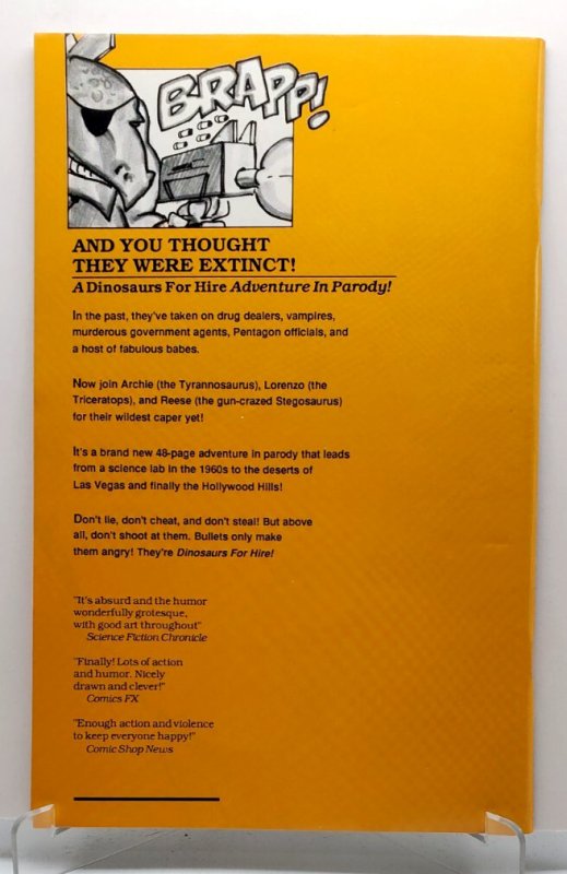 Dinosaurs for Hire #1 Fall Classic ETERNITY Comics (1988) WP NM/MT