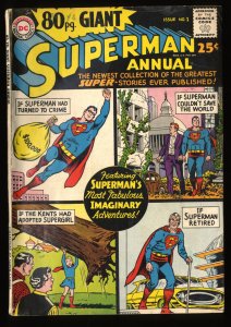 80 Page Giant #1 VG 4.0 Superman Annual!