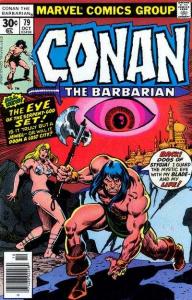 Conan the Barbarian (1970 series) #79, VF- (Stock photo)