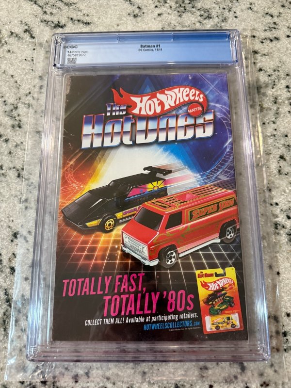 Batman # 1 CGC Graded 9.6 New 52 DC Comic Book 2011 1st Print JH23