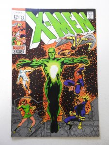 The X-Men #55 (1969) FN Condition! 3/4 in tear fc