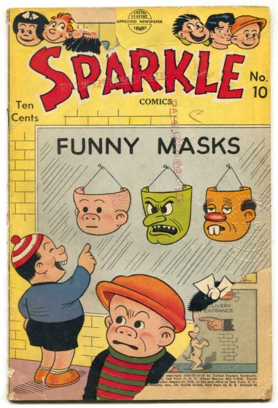 Sparkle Comics #10 1950- Nancy- F/G