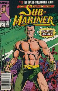 Saga of the Sub-Mariner #12 (Newsstand) FN ; Marvel | Last Issue