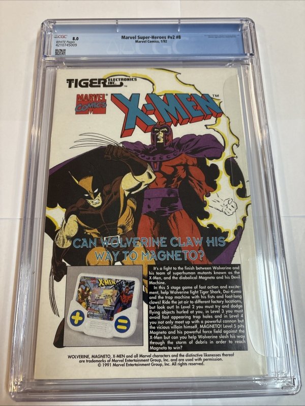 Marvel Super-Heroes V2 (1992) # 8 (CGC 8.0) 1st App Squirrel Girl