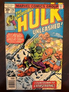 The Incredible Hulk #216 Whitman Blank UPC Variant (1977)