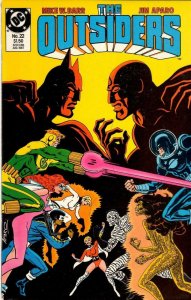 THE OUTSIDERS #22, NM, Mike Barr, Black Lightning, DC, 1985 1987, more DC in sto