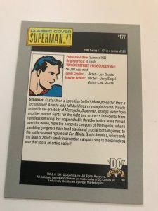 Superman #1 GA Cover (1939) #177 card : 1992 DC Series 1; NM, IMPEL