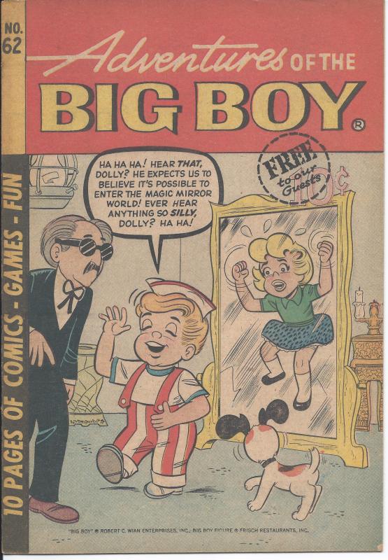 Adventures of the Big Boy #62 Aug. 1961 (FN)