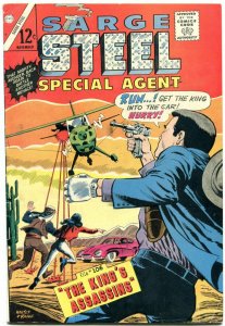 SARGE STEEL #6 1965-CHARLTONSPECIAL AGENT-JUDO-KARATE--fn