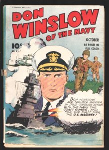 Don Winslow Of The Navy #8 1943- - Shrunken heads -incomplete