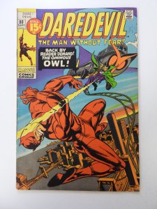 Daredevil #80 (1971) FN+ condition ink front cover