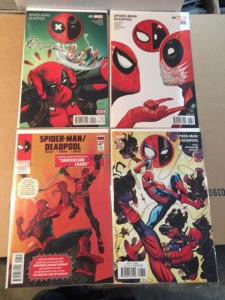 SPIDER-MAN DEADPOOL 1-10 FIRST PRINTS NM- 1 2 3 4 5 6 7 8 9 10 + MU One shot