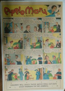 Apple Mary Sunday Page by Martha Orr from 6/9/1935 Size Full Page 15 x 22 inch