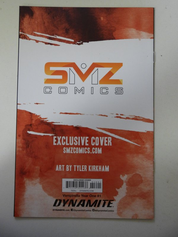 Vampirella: Year One #1 Virgin Variant Signed by Tyler Kirkham W/ COA NM- Cond