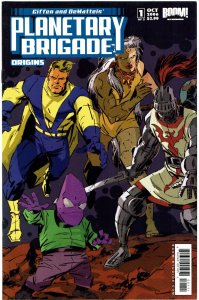 Planetary Brigade: Origins #1 Boom! Studios, Old School Variant Cover NM