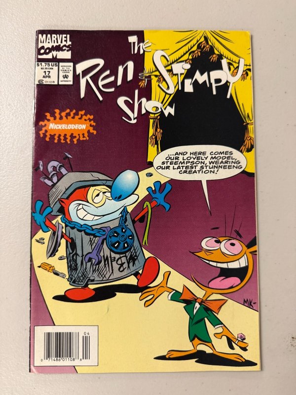 The Ren & Stimpy Show # 17 VF Marvel Comic Book Nickelodeon Cartoon 17 J249