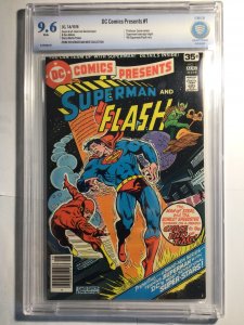 DC Comics Presents #1  (1978) Newstand Collection, Flash Superman Race! 9.6 CBC