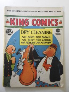 King Comics #60 (1941) VG Condition pencil fc, centerfold detached bottom staple