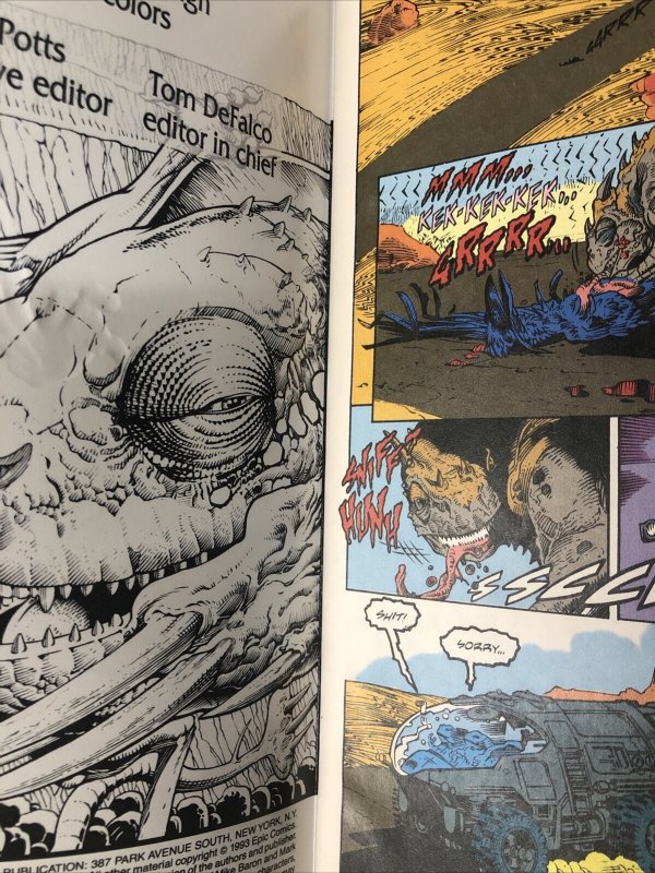 Feud (1993) # 1 (VF/NM) Variant • Epic Comics • Signed Mike Baron • Mark Nelson