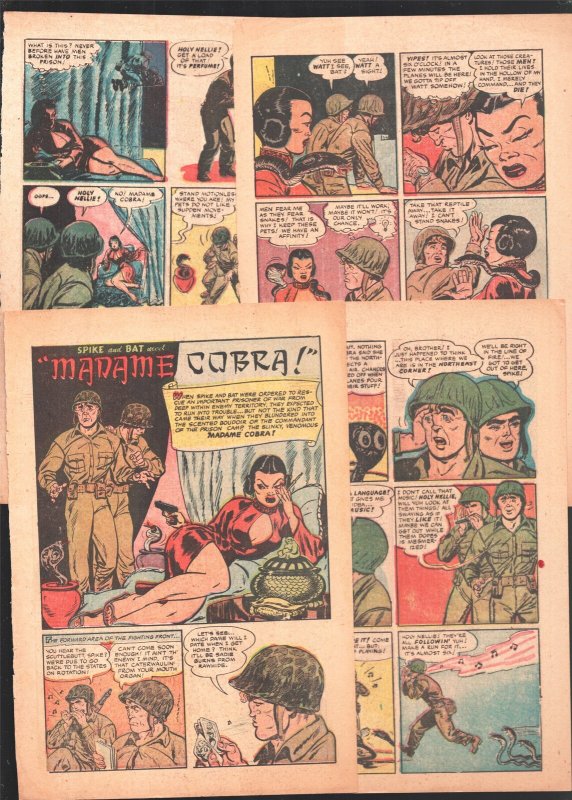 Tell It To The Marines #2 1952-complete covers plus 8 detached pages