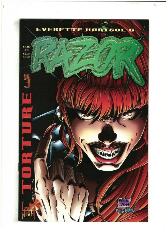 Razor Torture #3 VF 8.0 London Night Comics 1996