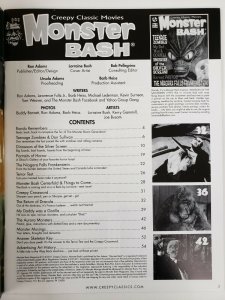 Monster Bash Magazine #11 Creepy Classic Movies 2011 Niagara Falls Frankenstein
