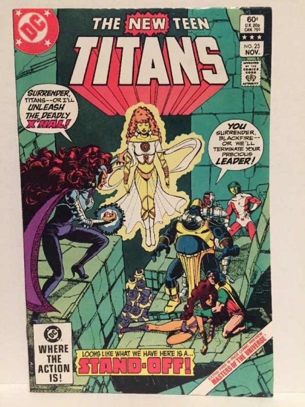 NEW TEEN TITANS #25, VF+, Masters of the Universe, DC 1980 1982  more in store