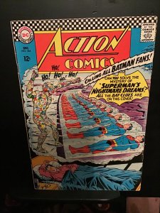 Action Comics #344 (1966) Mid-high-grade Batman tribute issue key! FN+