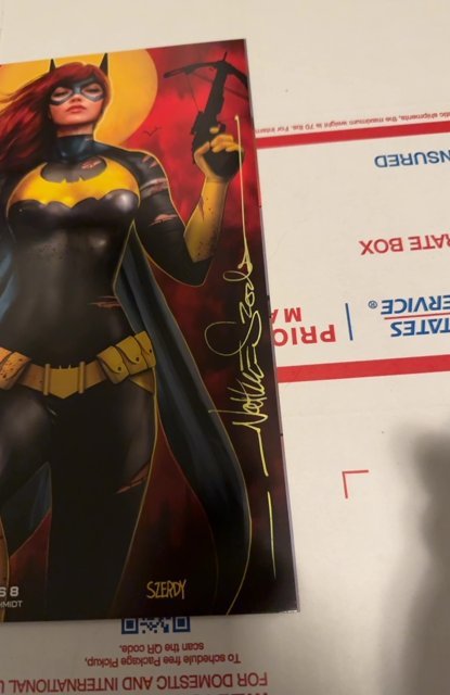 DC vs. Vampires #8 Szerdy Cover (2022)signed by Szerdy with coa