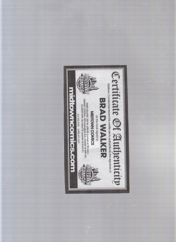 Action Comics #13 - SIGNED BY BRAD WALKER! (8.0/8.5) 2012