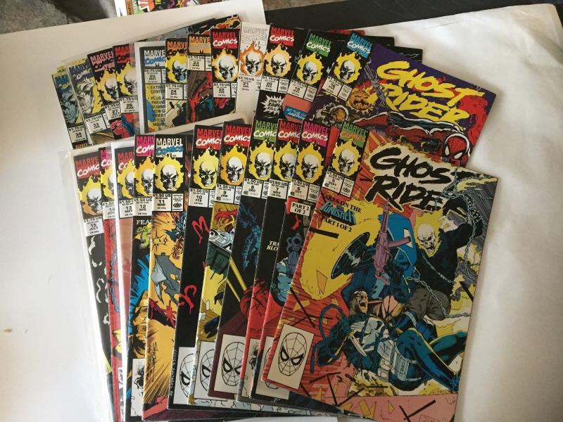 GHOST RIDER  [ LOT OF 25 BOOKS] V2 1990-1993 /VG CONDITION