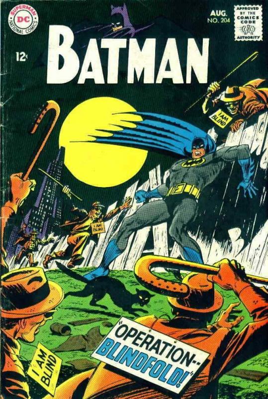 Batman #204 VG; DC | low grade comic - save on shipping - details inside