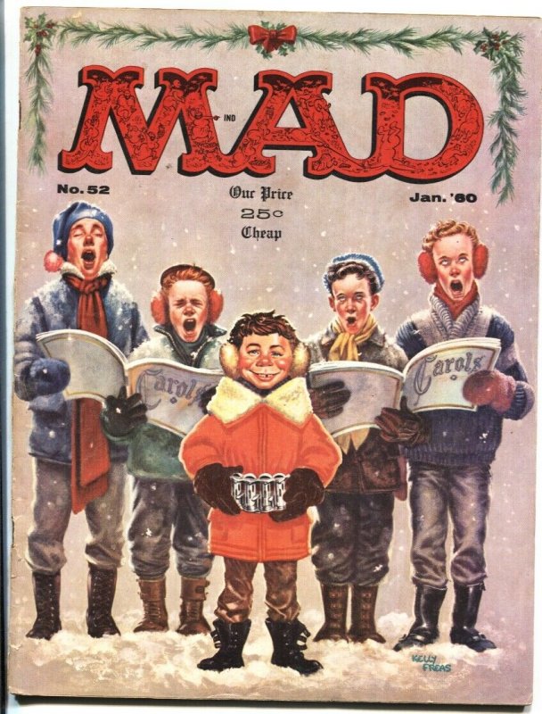 MAD #52-Alfred E Neuman-DRUCKER-WOOD-ORLANDO-1959-VG