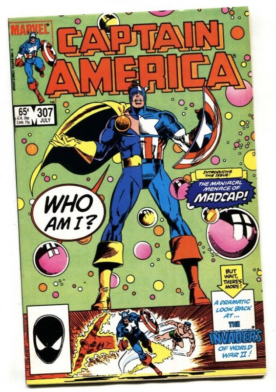 CAPTAIN AMERICA #307 1st Madcap Marvel comic book NM-