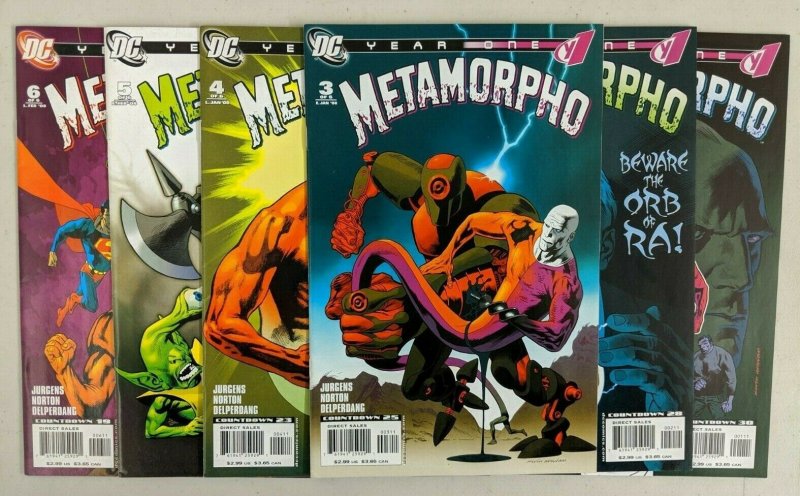 Metamorpho Year One #1-6 SET (DC 2007) - 1 2 3 4 5 6 - (8.0+) 