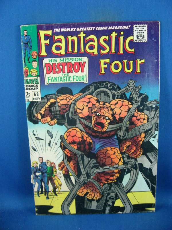 FANTASTIC FOUR 68  VG F  1967