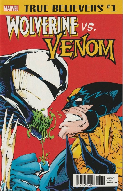 TRUE BELIEVERS WOLVERINE VS VENOM #1 (2018)