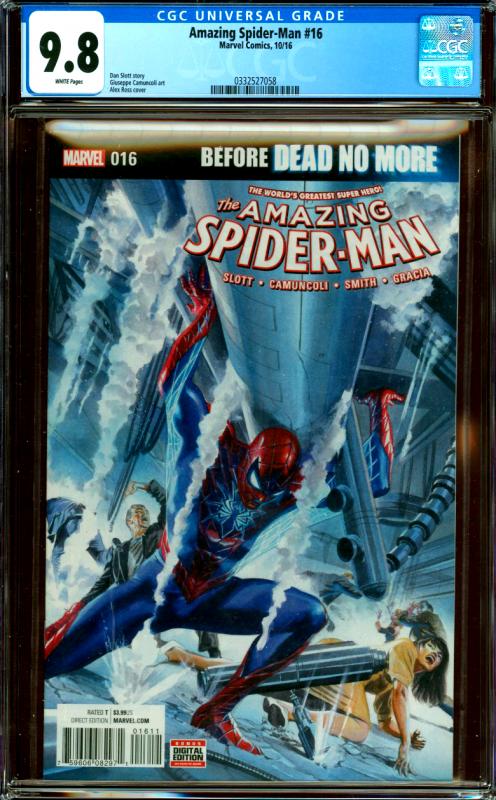 Amazing Spider-Man #16 CGC Graded 9.8 Before Dead No More