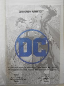 Action Comics #1 Reprint W Certificate of Authenticity in Poly Sealed Bag